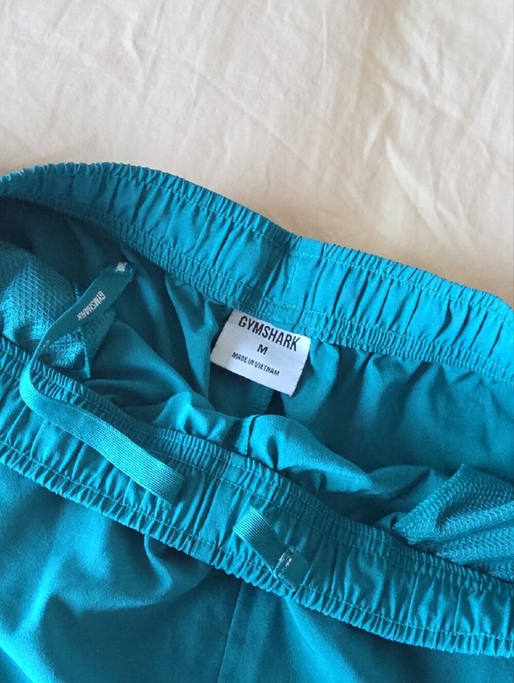 Gymshark Men's 5" Athletic Shorts in Teal Blue - Picture 3 of 4